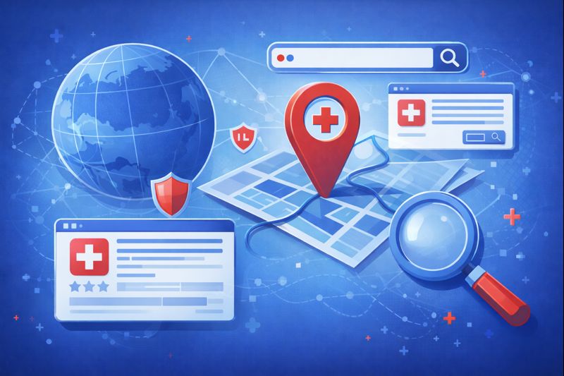 GEO, AEO и ссылки: новая формула доверия для клиник в России 2026