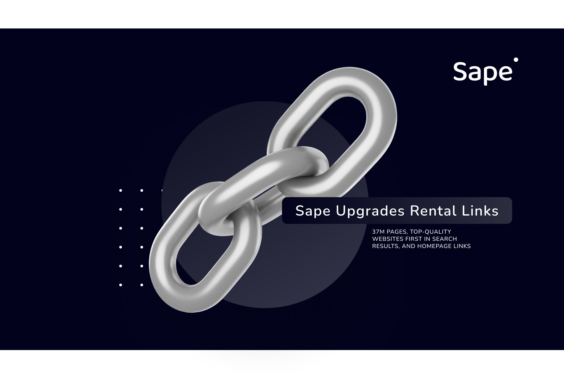 Sape Upgrades Rental Links: 37M Pages, Top-Quality Websites First in Search Results, and Homepage Links